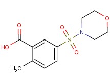 2-methyl-5-(4-morpholinylsulfonyl)benzoic acid