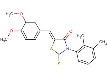 5-(3,4-dimethoxybenzylidene)-3-(2,3-dimethylphenyl)-2-thioxo-1,3-thiazolidin-4-one
