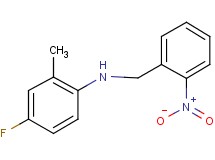 (4-fluoro-2-methylphenyl)(2-nitrobenzyl)amine