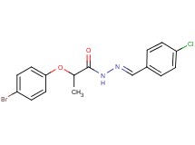 2-(4-bromophenoxy)-N'-(4-chlorobenzylidene)propanohydrazide