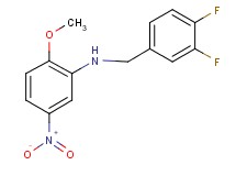 (3,4-difluorobenzyl)(2-methoxy-5-nitrophenyl)amine