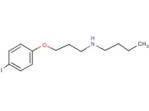 N-[3-(4-iodophenoxy)propyl]-1-butanamine