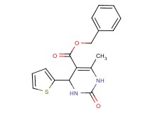 benzyl 6-methyl-2-oxo-4-(2-thienyl)-1,2,3,4-tetrahydro-5-pyrimidinecarboxylate
