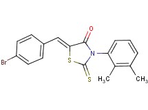 5-(4-bromobenzylidene)-3-(2,3-dimethylphenyl)-2-thioxo-1,3-thiazolidin-4-one