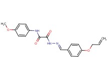 2-{2-[4-(allyloxy)benzylidene]hydrazino}-N-(4-methoxyphenyl)-2-oxoacetamide