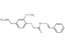 2-(4-allyl-2-methoxyphenoxy)-N'-benzylideneacetohydrazide