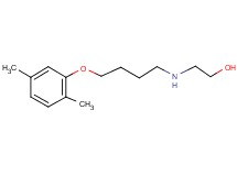 2-{[4-(2,5-dimethylphenoxy)butyl]amino}ethanol