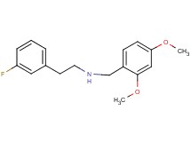 (2,4-dimethoxybenzyl)[2-(3-fluorophenyl)ethyl]amine