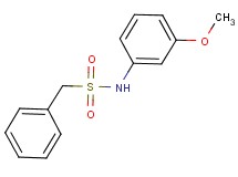N-(3-methoxyphenyl)-1-phenylmethanesulfonamide