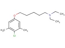 5-(4-chloro-3,5-dimethylphenoxy)-N,N-diethyl-1-pentanamine