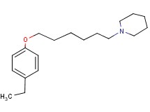 1-[6-(4-ethylphenoxy)hexyl]piperidine