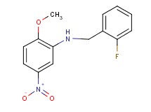(2-fluorobenzyl)(2-methoxy-5-nitrophenyl)amine