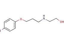 2-{[3-(4-iodophenoxy)propyl]amino}ethanol
