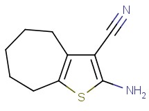 2-amino-5,6,7,8-tetrahydro-4H-cyclohepta[b]thiophene-3-carbonitrile