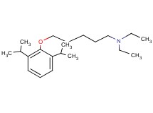 5-(2,6-diisopropylphenoxy)-N,N-diethyl-1-pentanamine