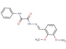 2-[2-(2,3-dimethoxybenzylidene)hydrazino]-2-oxo-N-phenylacetamide