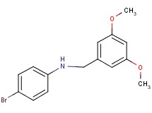 (4-bromophenyl)(3,5-dimethoxybenzyl)amine