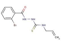 N-allyl-2-(2-bromobenzoyl)hydrazinecarbothioamide