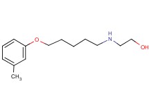 2-{[5-(3-methylphenoxy)pentyl]amino}ethanol