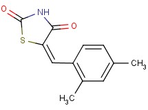 5-(2,4-dimethylbenzylidene)-1,3-thiazolidine-2,4-dione