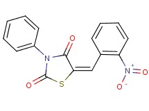 5-(2-nitrobenzylidene)-3-phenyl-1,3-thiazolidine-2,4-dione