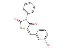 5-(3-hydroxybenzylidene)-3-phenyl-1,3-thiazolidine-2,4-dione
