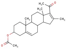 16-methyl-20-oxopregna-5,16-dien-3-yl acetate