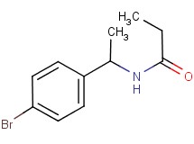 N-[1-(4-bromophenyl)ethyl]propanamide