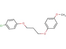1-chloro-4-[3-(4-methoxyphenoxy)propoxy]benzene