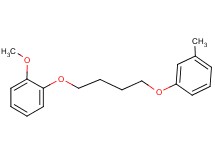 1-methoxy-2-[4-(3-methylphenoxy)butoxy]benzene