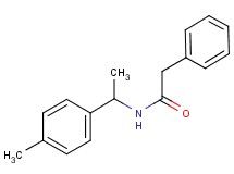 N-[1-(4-methylphenyl)ethyl]-2-phenylacetamide
