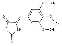 5-(3,4,5-trimethoxybenzylidene)-2,4-imidazolidinedione