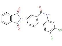 N-(3,4-dichlorophenyl)-3-(1,3-dioxo-1,3-dihydro-2H-isoindol-2-yl)benzamide