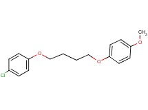 1-chloro-4-[4-(4-methoxyphenoxy)butoxy]benzene