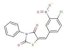 5-(4-chloro-3-nitrobenzylidene)-3-phenyl-1,3-thiazolidine-2,4-dione