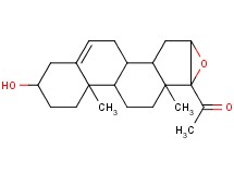 1-(2-hydroxy-4a,6a-dimethyl-1,2,3,4,4a,4b,5,6,6a,7a,8,8a,8b,9-tetradecahydro-6bH-naphtho[2',1':4,5]indeno[1,2-b]oxiren-6b-yl)ethanone
