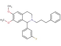 1-(3-fluorophenyl)-6,7-dimethoxy-2-(3-phenylpropyl)-1,2,3,4-tetrahydroisoquinoline