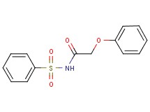 2-phenoxy-N-(phenylsulfonyl)acetamide
