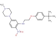 N-[2-(4-tert-butylphenoxy)ethyl]-5-(4-methyl-1-piperazinyl)-2-nitroaniline