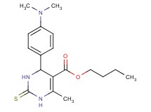 butyl 4-[4-(dimethylamino)phenyl]-6-methyl-2-thioxo-1,2,3,4-tetrahydro-5-pyrimidinecarboxylate