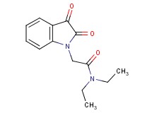 2-(2,3-dioxo-2,3-dihydro-1H-indol-1-yl)-N,N-diethylacetamide