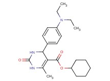 cyclohexyl 4-[4-(diethylamino)phenyl]-6-methyl-2-oxo-1,2,3,4-tetrahydro-5-pyrimidinecarboxylate