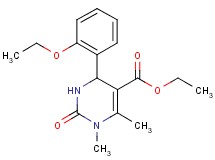 ethyl 4-(2-ethoxyphenyl)-1,6-dimethyl-2-oxo-1,2,3,4-tetrahydro-5-pyrimidinecarboxylate