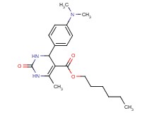 hexyl 4-[4-(dimethylamino)phenyl]-6-methyl-2-oxo-1,2,3,4-tetrahydro-5-pyrimidinecarboxylate