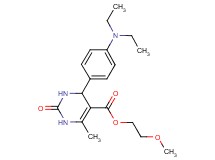 2-methoxyethyl 4-[4-(diethylamino)phenyl]-6-methyl-2-oxo-1,2,3,4-tetrahydro-5-pyrimidinecarboxylate