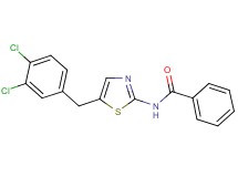 N-[5-(3,4-dichlorobenzyl)-1,3-thiazol-2-yl]benzamide