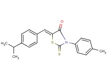 5-(4-isopropylbenzylidene)-3-(4-methylphenyl)-2-thioxo-1,3-thiazolidin-4-one