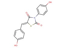 5-(4-hydroxybenzylidene)-3-(4-hydroxyphenyl)-1,3-thiazolidine-2,4-dione