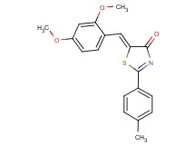 5-(2,4-dimethoxybenzylidene)-2-(4-methylphenyl)-1,3-thiazol-4(5H)-one