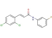 3-(2,4-dichlorophenyl)-N-(3-fluorophenyl)acrylamide